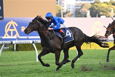 Pericles wins the Tramway Stakes at Randwick .